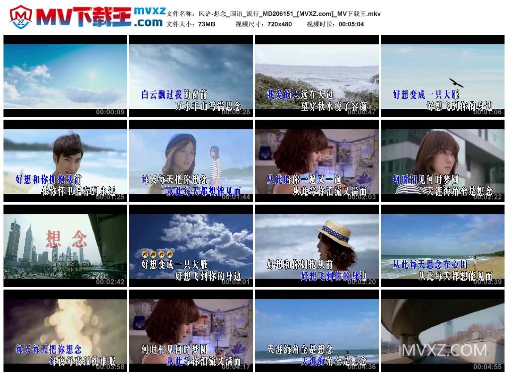 风语-想念_国语_流行_MD206151